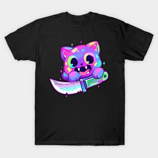 Cute Zombie Cat Electronic Music Festival DJ T-Shirt